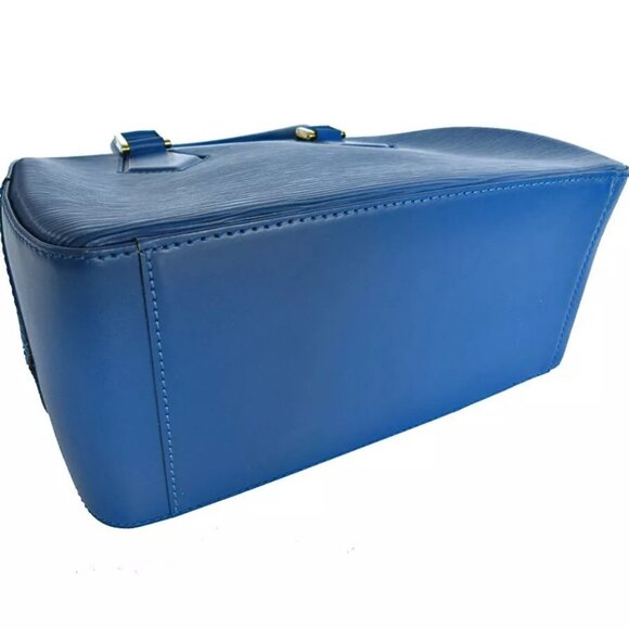 Auth LOUIS VUITTON Epi Sablon Handbag Toledo Blue Epi Leather - Picture 4 of 12